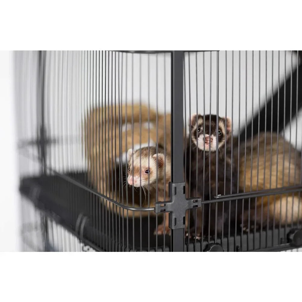 Deluxe Critter Cage 484B for Parrot Accessories for Cages Black Love Bird Toys Cages|-f-| Houses and Fences Hummingbird Budgie