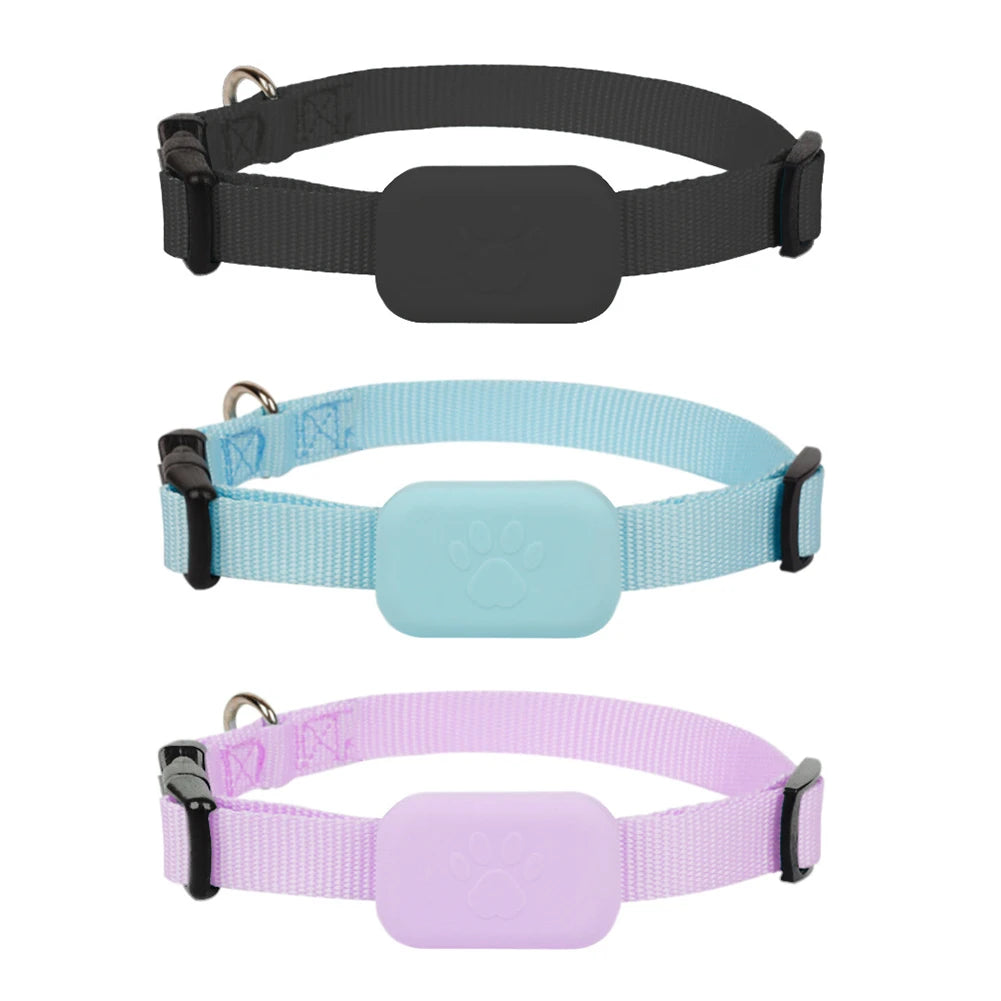 For iOS Mini GPS Tracker Battery Operated Dog Collar Animal Tracking Movement Alert Collar for Small Medium Large Dogs
