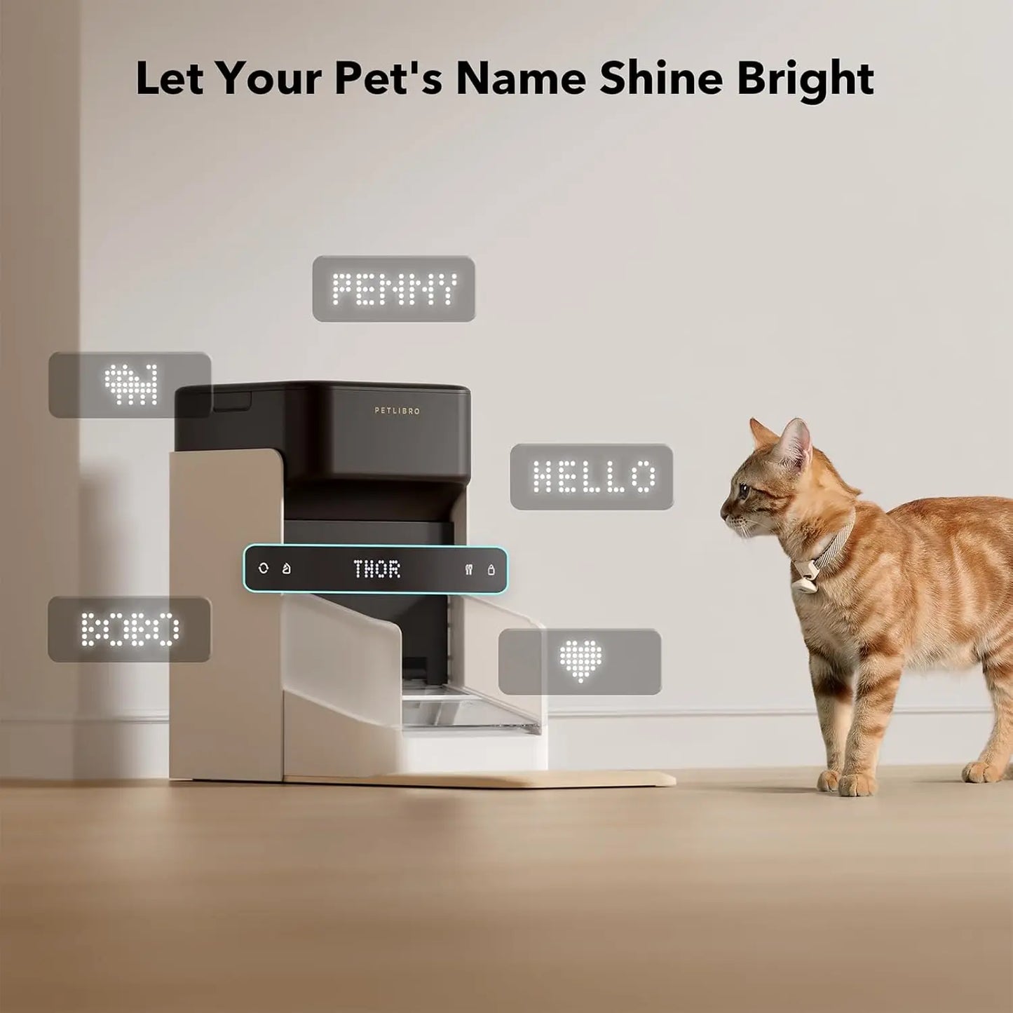 Upgraded RFID Automatic Cat Feeder 5G Wi-Fi Automatic Pet Feeder 3L Auto Cat Feeder App Control with Light Collar Tag Activated