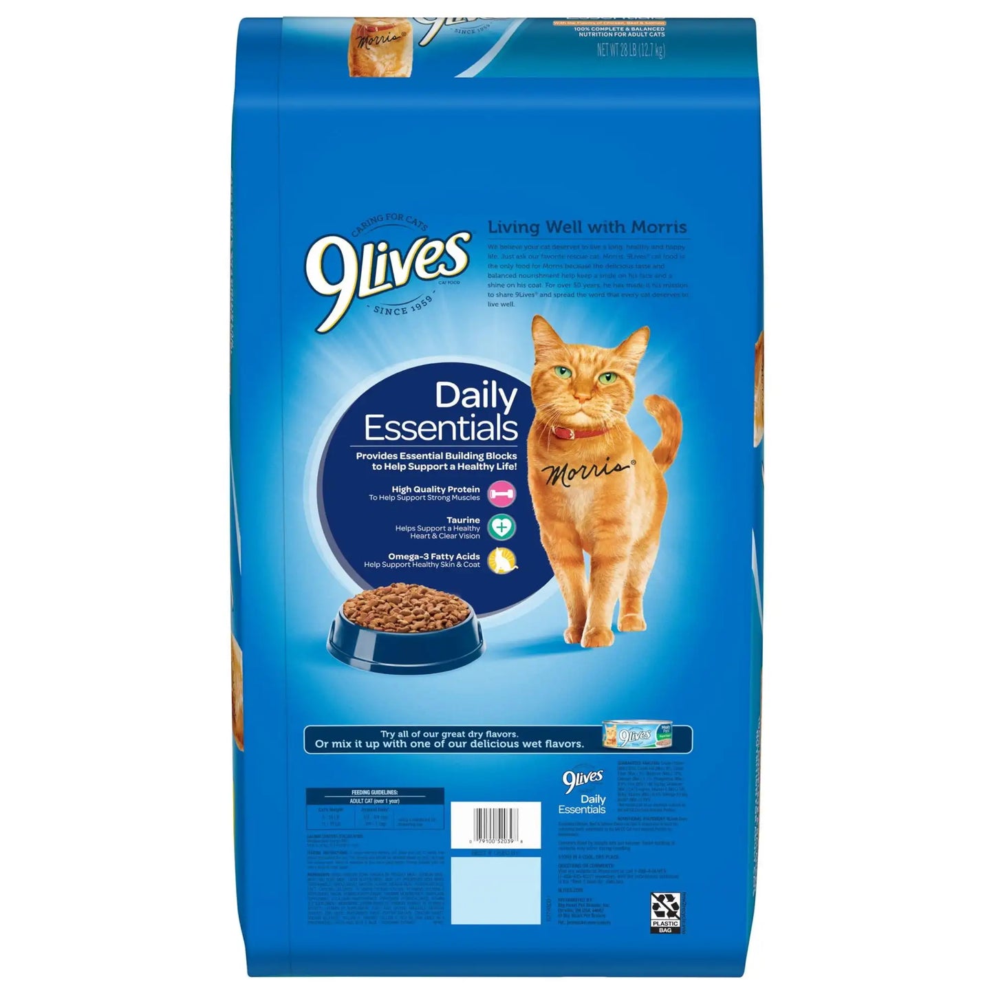9Lives Daily Essentials Cat Food, 28-Pound Bag
