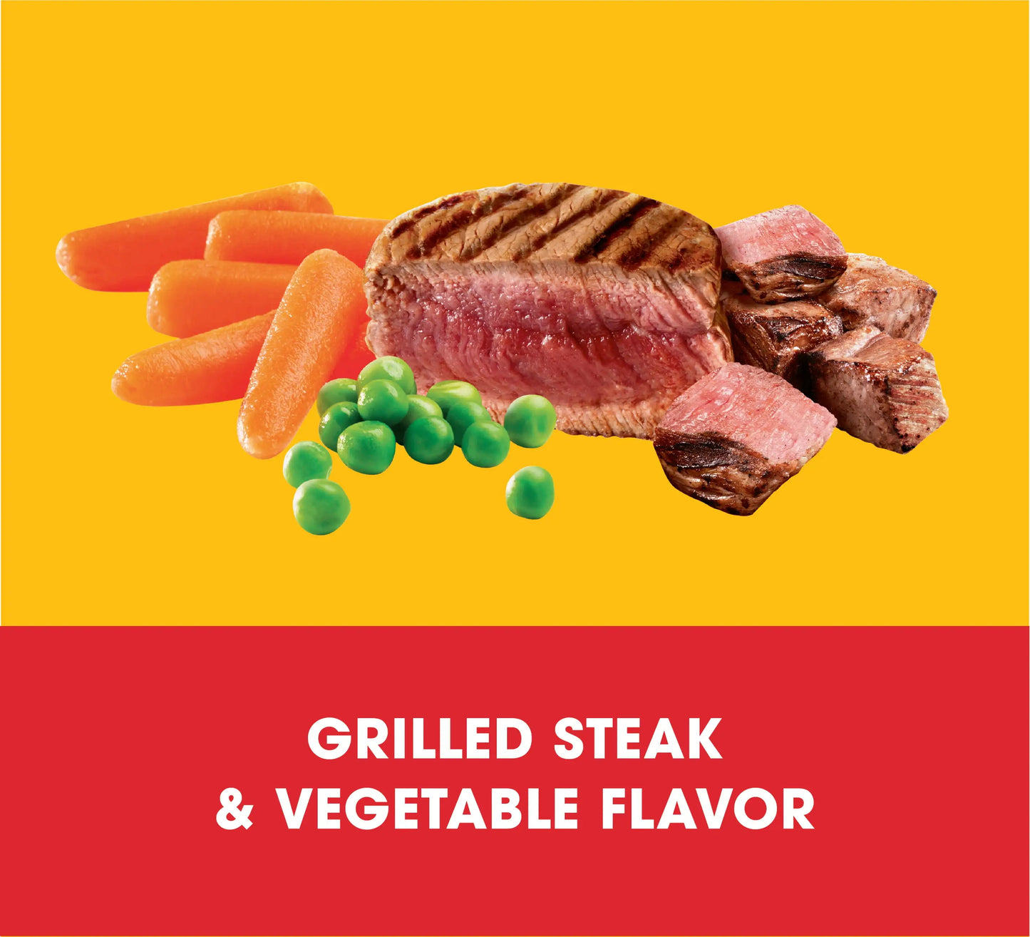 PEDIGREE Complete Nutrition Grilled Steak and Vegetable Dry Dog Food for Small Adult Dog, 14 lb. Bag