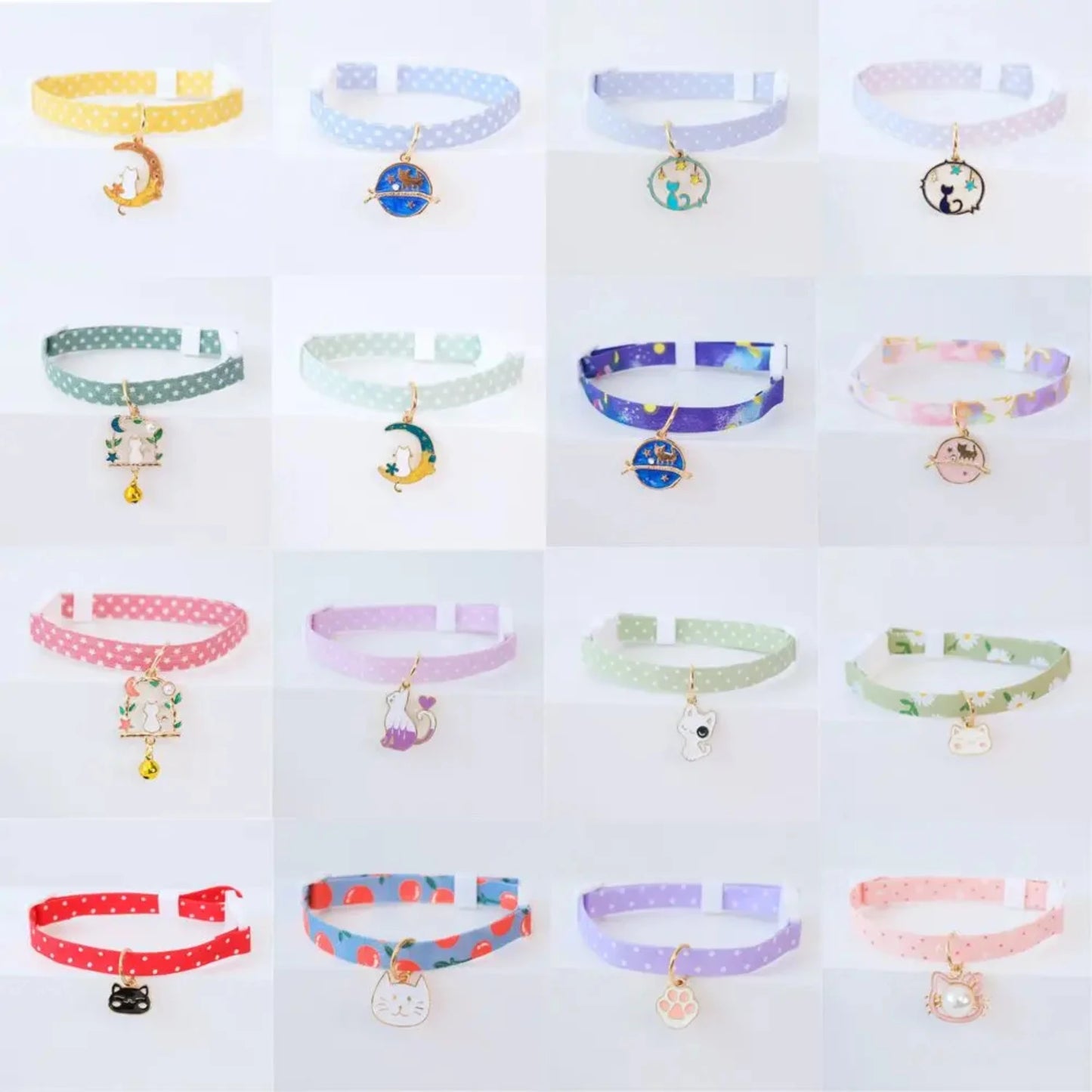 New High-Quality, Stylish, and Durable Adjustable Kitten Collar with Adorable Cute Pendant