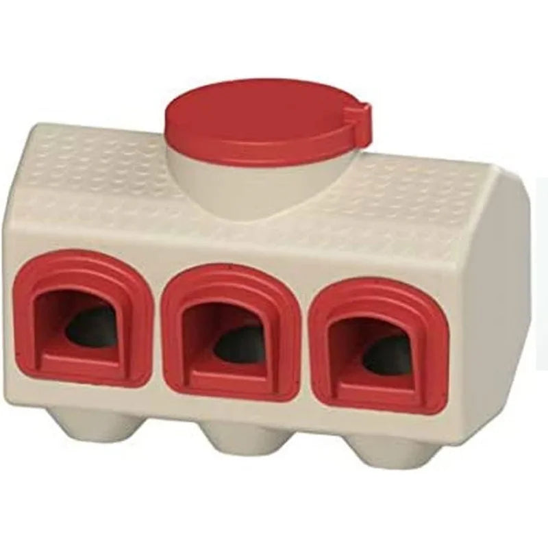 50 lb Chicken Feeder with Oyster Shell for Indoor/Outdoor Coops - For Egg-Laying Chickens