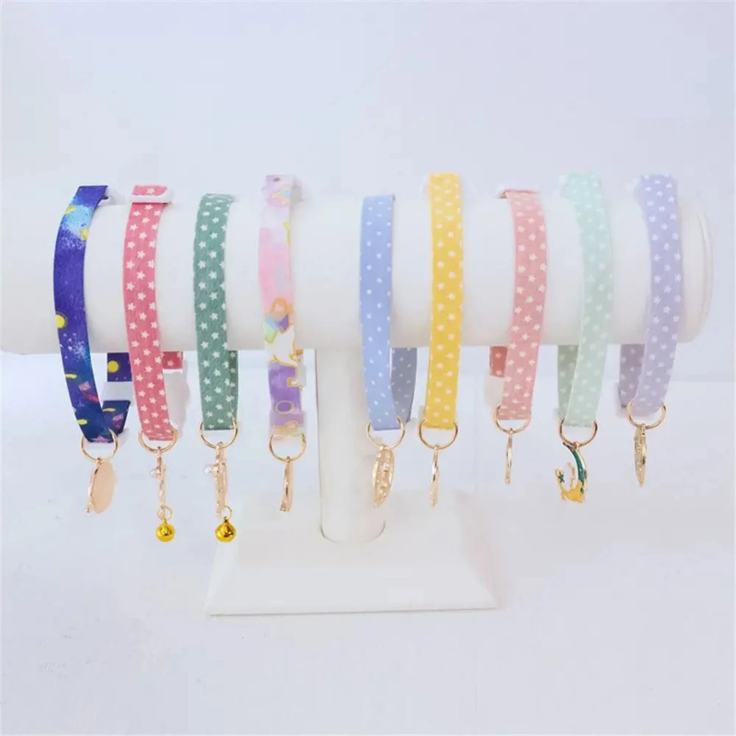New High-Quality, Stylish, and Durable Adjustable Kitten Collar with Adorable Cute Pendant