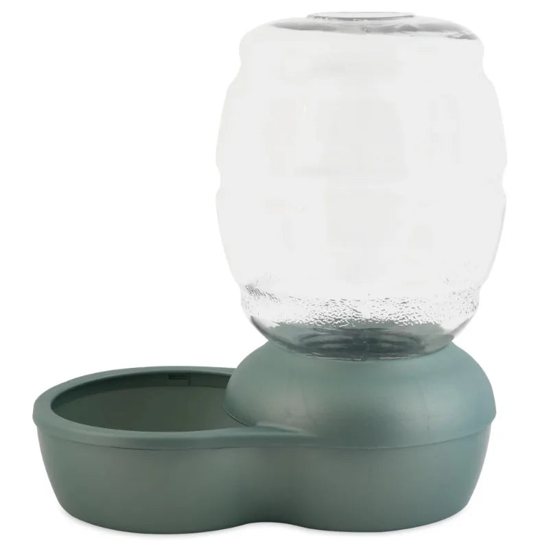 Replendish Gravity Pet Waterer with Microban for Cats and Dogs 2.5 Gallons Green Automatic Water Bowl Keep It Fresh Easy to fill