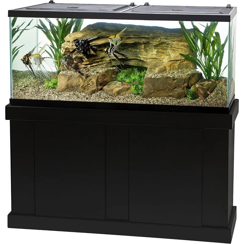 Tetra 55 Gallon Aquarium Kit with Fish Net, Fish Food, Heater and Water Conditioners