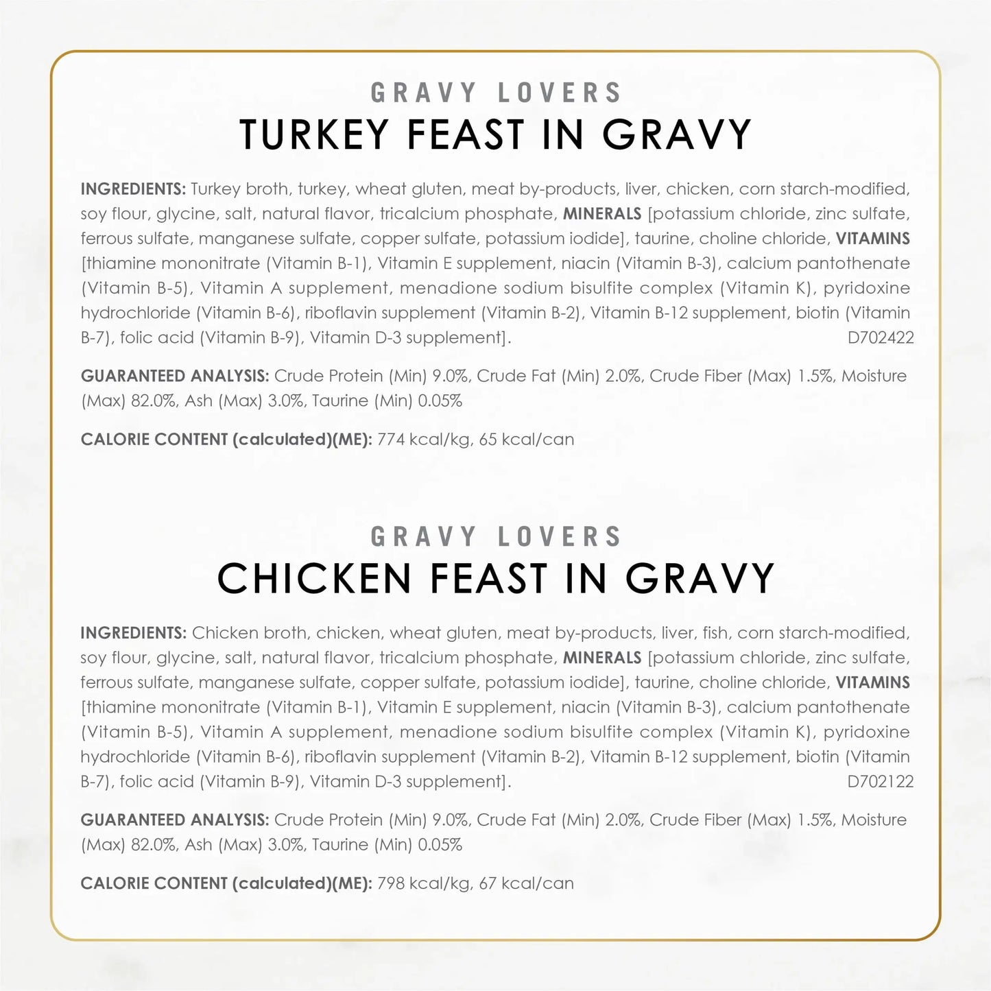 Purina Fancy Feast Gravy Lovers Poultry and Beef Gourmet Wet Cat Food Gravy Recipe Variety Pack